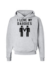 I Love My Daddies Gay Fathers Hoodie Sweatshirt-Hoodie-TooLoud-AshGray-Small-Davson Sales