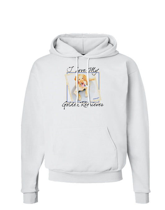 I Love My Golden Retriever Hoodie Sweatshirt-Hoodie-TooLoud-White-Small-Davson Sales