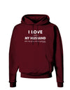 I Love My Husband Videogames Dark Hoodie Sweatshirt-Hoodie-TooLoud-Maroon-Small-Davson Sales