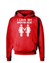 I Love My Mommies Lesbian Mother Dark Hoodie Sweatshirt-Hoodie-TooLoud-Red-Small-Davson Sales