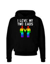 I Love My Two Dads LGBT Dark Hoodie Sweatshirt-Hoodie-TooLoud-Black-Small-Davson Sales