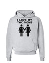 I Love My Two Moms Lesbian Mother Hoodie Sweatshirt-Hoodie-TooLoud-AshGray-Small-Davson Sales