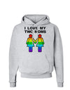 I Love My Two Moms LGBT Hoodie Sweatshirt-Hoodie-TooLoud-AshGray-Small-Davson Sales