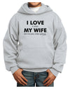 I Love My Wife Videogames Youth Hoodie Pullover Sweatshirt-Youth Hoodie-TooLoud-Ash-XS-Davson Sales