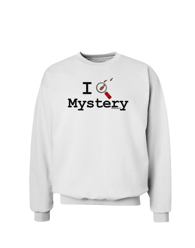 I Love Mystery Sweatshirt-Sweatshirts-TooLoud-White-Small-Davson Sales