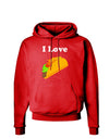 I love Tacos Dark Hoodie Sweatshirt-Hoodie-TooLoud-Red-Small-Davson Sales