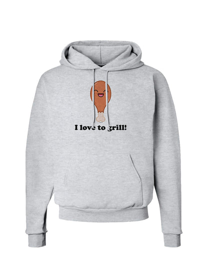 I Love to Grill Hoodie Sweatshirt-Hoodie-TooLoud-AshGray-Small-Davson Sales