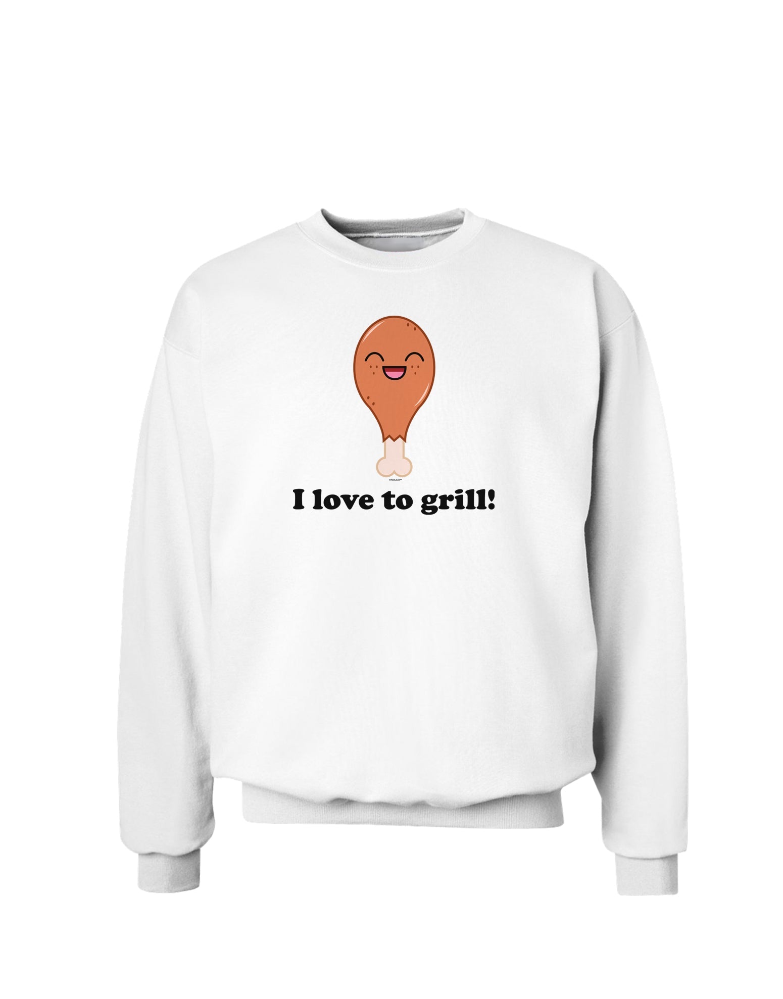 I Love to Grill Sweatshirt-Sweatshirts-TooLoud-White-Small-Davson Sales