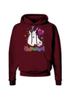 I love Unicorns Dark Hoodie Sweatshirt-Hoodie-TooLoud-Maroon-Small-Davson Sales