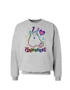 I love Unicorns Sweatshirt-Sweatshirts-TooLoud-AshGray-Small-Davson Sales