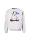 I love Unicorns Sweatshirt-Sweatshirts-TooLoud-White-Small-Davson Sales