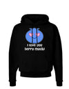 I Love You Berry Much Dark Hoodie Sweatshirt by TooLoud-Hoodie-TooLoud-Black-Small-Davson Sales