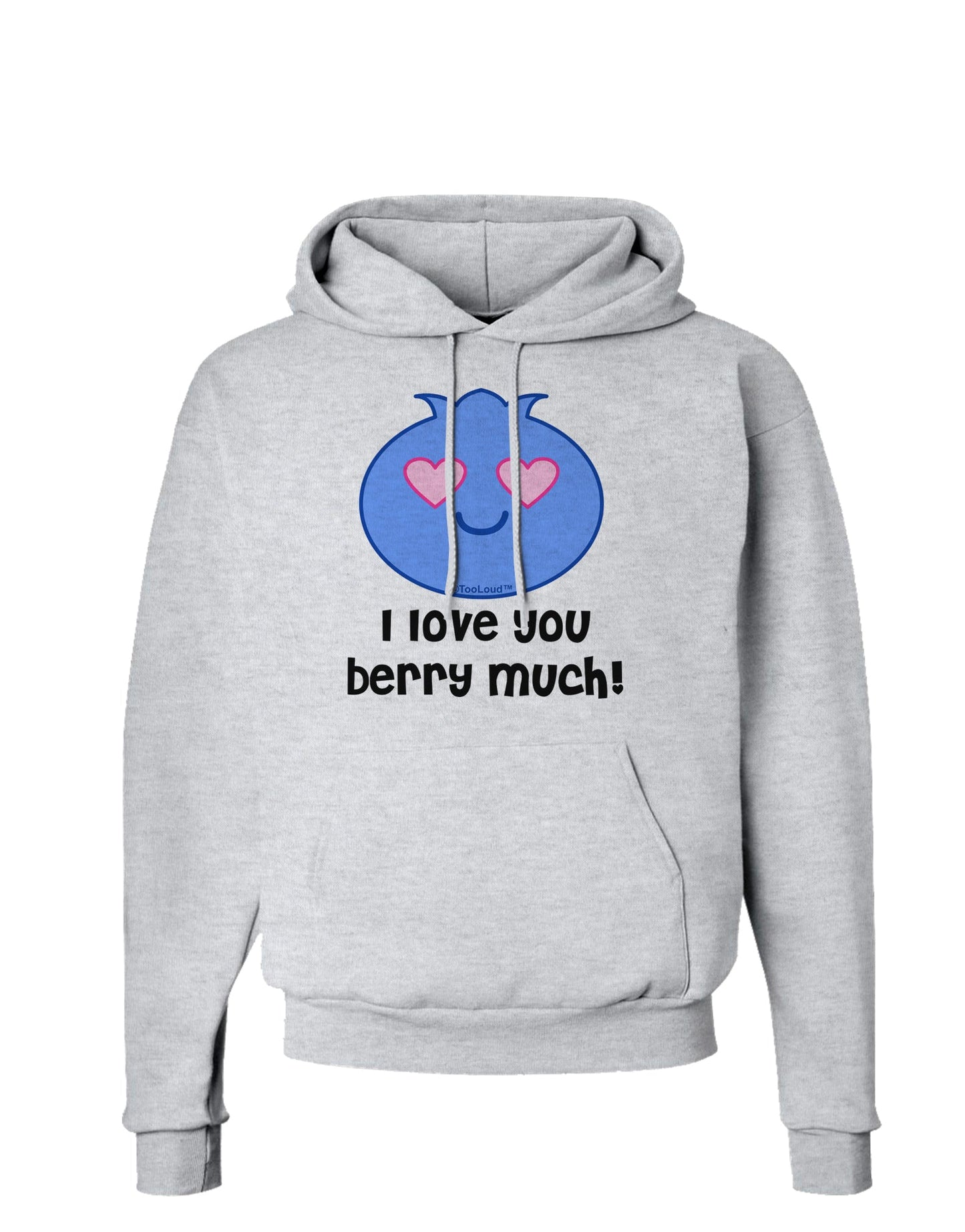 I Love You Berry Much Hoodie Sweatshirt by TooLoud-Hoodie-TooLoud-AshGray-Small-Davson Sales