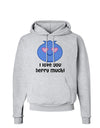 I Love You Berry Much Hoodie Sweatshirt by TooLoud-Hoodie-TooLoud-AshGray-Small-Davson Sales