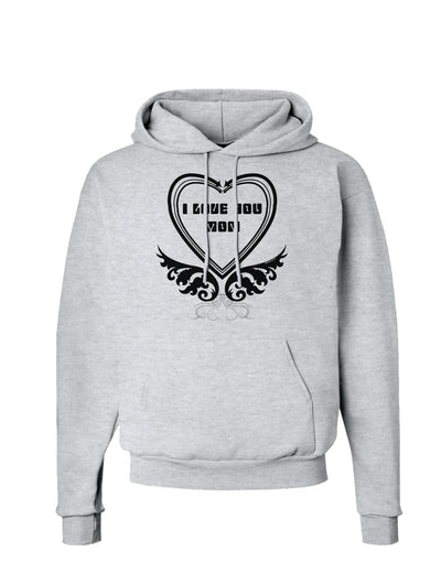 I love you Mom Hoodie Sweatshirt-Hoodie-TooLoud-AshGray-Small-Davson Sales