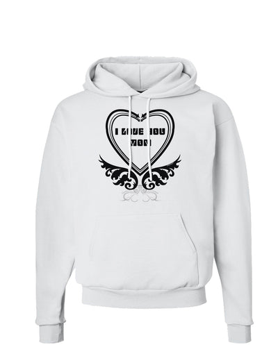 I love you Mom Hoodie Sweatshirt-Hoodie-TooLoud-White-Small-Davson Sales