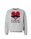 I Mustache You To Be My Valentine Sweatshirt-Sweatshirts-TooLoud-AshGray-Small-Davson Sales