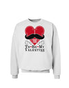 I Mustache You To Be My Valentine Sweatshirt-Sweatshirts-TooLoud-White-Small-Davson Sales