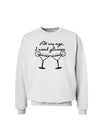 I Need Glasses - Margarita Distressed Sweatshirt by TooLoud-Sweatshirts-TooLoud-White-Small-Davson Sales