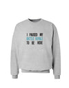 I Paused My Battle Royale To Be Here Funny Gamer Sweatshirt by TooLoud-TooLoud-AshGray-Small-Davson Sales