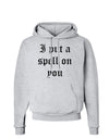 I Put A Spell On You Halloween - Text Hoodie Sweatshirt-Hoodie-TooLoud-AshGray-Small-Davson Sales