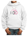 I Said I Do - Bride Youth Hoodie Pullover Sweatshirt-Youth Hoodie-TooLoud-White-XS-Davson Sales