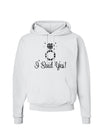 I Said Yes - Diamond Ring Hoodie Sweatshirt-Hoodie-TooLoud-White-Small-Davson Sales