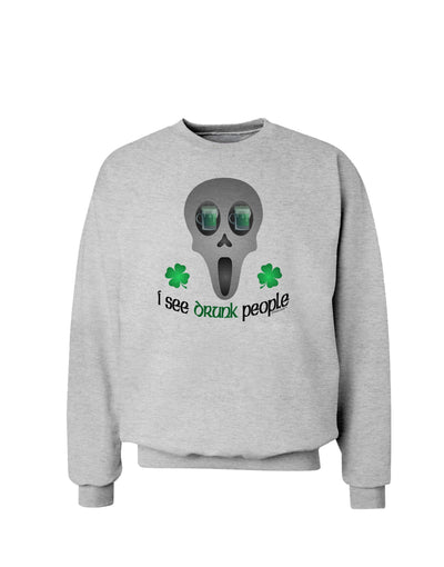 I See Drunk People Sweatshirt-Sweatshirts-TooLoud-AshGray-Small-Davson Sales