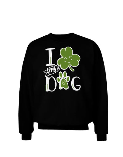 I Shamrock my Dog Sweatshirt-Sweatshirts-TooLoud-Black-Small-Davson Sales