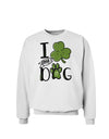 I Shamrock my Dog Sweatshirt-Sweatshirts-TooLoud-White-Small-Davson Sales