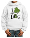 I Shamrock my Dog Youth Hoodie Pullover Sweatshirt-Youth Hoodie-TooLoud-White-XS-Davson Sales