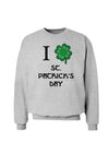 I Shamrock St Patricks Day St. Patrick's Day Sweatshirt-Sweatshirts-TooLoud-Ash Gray-Small-Davson Sales