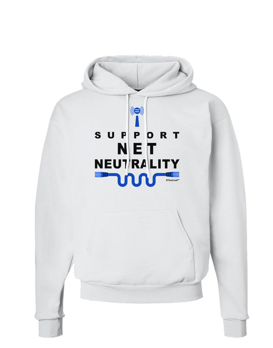 i Support Net Neutrality Hoodie Sweatshirt-Hoodie-TooLoud-White-Small-Davson Sales