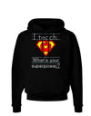 I Teach - What's Your Superpower Dark Hoodie Sweatshirt-Hoodie-TooLoud-Black-Small-Davson Sales