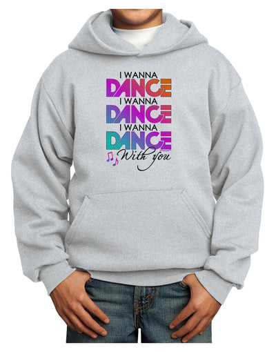 I Wanna Dance With You Youth Hoodie Pullover Sweatshirt-Youth Hoodie-TooLoud-Ash-XS-Davson Sales