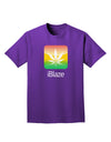 iBlaze Logo - Marijuana Leaf Adult Dark T-Shirt-Mens T-Shirt-TooLoud-Purple-Small-Davson Sales