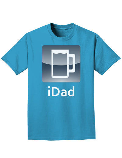 iDad Beer Adult Dark T-Shirt-Mens T-Shirt-TooLoud-Turquoise-Small-Davson Sales