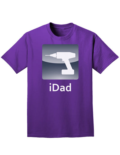 iDad Drill Adult Dark T-Shirt-Mens T-Shirt-TooLoud-Purple-Small-Davson Sales