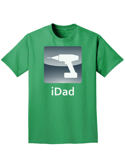 iDad Drill Adult Dark T-Shirt-Mens T-Shirt-TooLoud-Kelly-Green-Small-Davson Sales