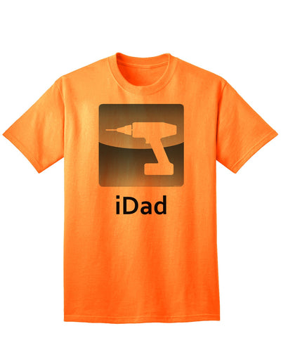 iDad Drill Men's T-Shirt-Mens T-shirts-TooLoud-Neon-Orange-Small-Davson Sales