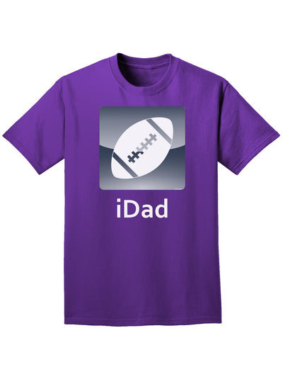 iDad Football Adult Dark T-Shirt-Mens T-Shirt-TooLoud-Purple-Small-Davson Sales