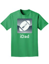 iDad Football Adult Dark T-Shirt-Mens T-Shirt-TooLoud-Kelly-Green-Small-Davson Sales