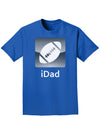 iDad Football Adult Dark T-Shirt-Mens T-Shirt-TooLoud-Royal-Blue-Small-Davson Sales