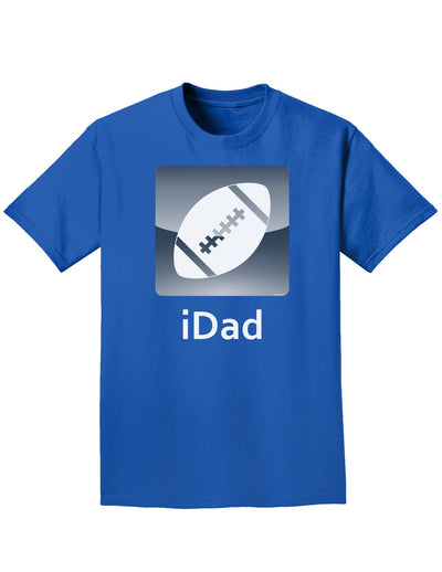 iDad Football Adult Dark T-Shirt-Mens T-Shirt-TooLoud-Royal-Blue-Small-Davson Sales