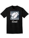 iDad Football Adult Dark T-Shirt-Mens T-Shirt-TooLoud-Black-Small-Davson Sales