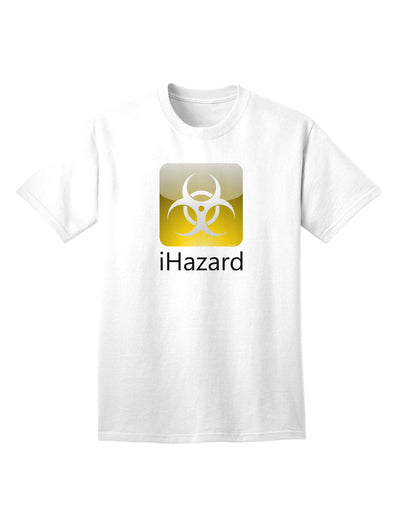 iHazard Logo - Zombie Apocalypse Adult T-Shirt: A Must-Have for Fans of the Undead-Mens T-shirts-TooLoud-White-Small-Davson Sales