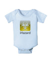 iHazard Logo - Zombie Apocalypse Baby Romper Bodysuit-Baby Romper-TooLoud-Light-Blue-06-Months-Davson Sales