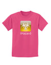 iHazard Logo - Zombie Apocalypse Childrens Dark T-Shirt-Childrens T-Shirt-TooLoud-Sangria-X-Small-Davson Sales