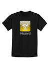 iHazard Logo - Zombie Apocalypse Childrens Dark T-Shirt-Childrens T-Shirt-TooLoud-Black-X-Small-Davson Sales
