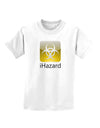 iHazard Logo - Zombie Apocalypse Childrens T-Shirt-Childrens T-Shirt-TooLoud-White-X-Small-Davson Sales